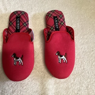 Zapatillas de casa Ralph Lauren “Lauren” rojas talla L usadas Foto 1 de 4