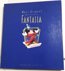 Fantasia -50th Anniversary 3 Laserdiscs 6 sides CAV 1991 + Commemorative Program - Picture 1 of 14