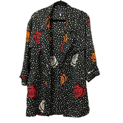 Blazer Escada Vintage 100% Seda Abierto Talla FR36 / US4 Foto 1 de 4