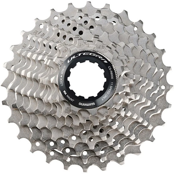 Shimano Ultegra Bicycle Cycle Bike CS-R8000 11 Speed Cassette Silver - 11 - 32T - Image 1 of 1