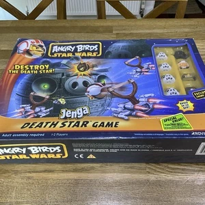 Star Wars Angry Birds Jenga Death Star Board Game- Sealed See Description - Picture 1 of 3