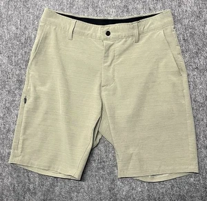 BYLT Kinetic Shorts Herren Medium 32 beige hellbraun Performance Golf Chino Seitentasche - Bild 1 von 13