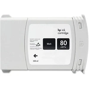 Patrone für HP Nr. 80 DesignJet 1050c 1055cm / wie C4871A Cartridge BLACK INK - Bild 1 von 1