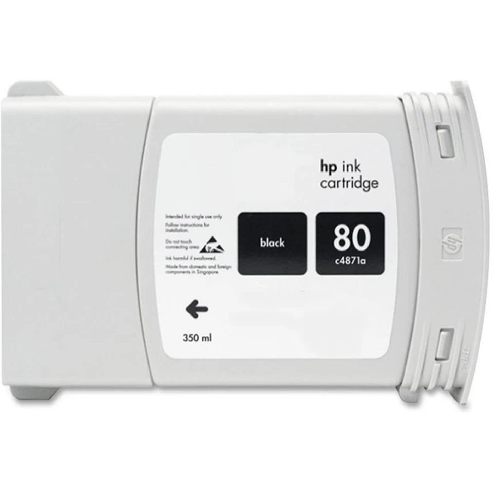 Patrone für HP Nr. 80 DesignJet 1050c 1055cm / wie C4871A Cartridge BLACK INK - Bild 1 von 1