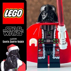 🌈 LEGO Santa Darth Vader sw0599 Minifigure Star Wars Seasonal - Imagen 1 de 7