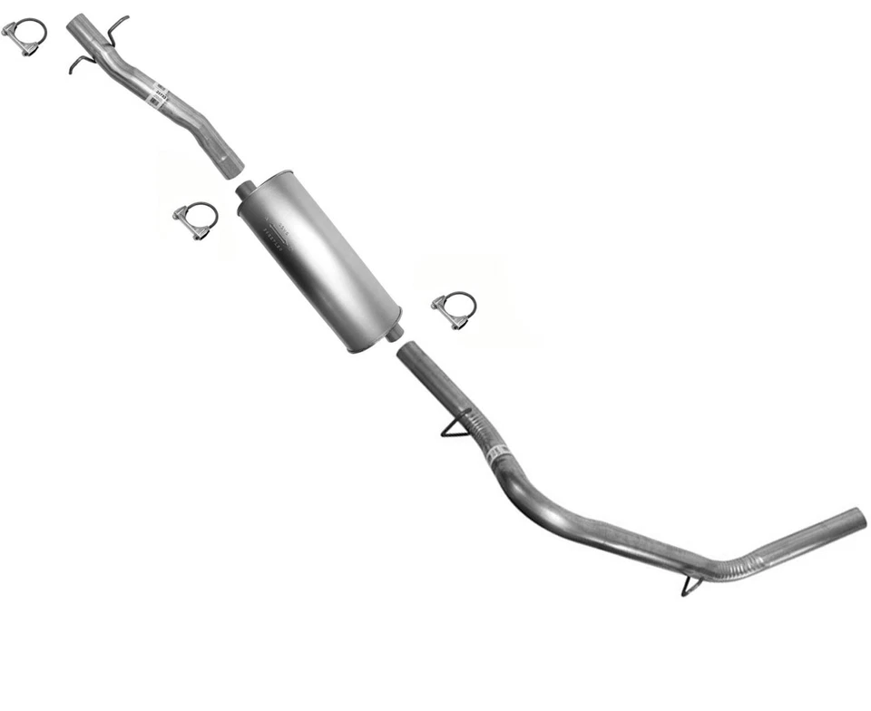 Silenciador trasero para Dodge Dakota 4 puertas cabina y media tracción en las 4 ruedas 131" distancia entre ejes 00-03 Foto 1 de 4