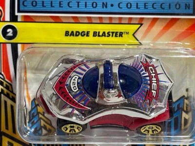 2003 Matchbox Hero City Badge Blaster Police Car, #2, 1/64 - Image 1 of 4