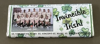 Barra de recaudación de fondos original Lebron James LBJ 2000-2001 SVSM High School Championship Foto 1 de 4