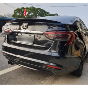 Carbon Fiber Fit For Luxgen S5 Sedan Rear P Look Trunk Spoiler 2012-2019 - Picture 1 of 4