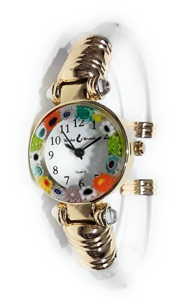 OROLOGIO BANGLE COLORE TRASPARENTE E METALLO DORATO COLLEZIONE MEMORIES - Immagine 1 di 1