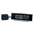Seiko Clock Table Alarm Radio Digital Ac Color Lcd Series C3 White Body Size 6.3