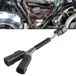 LED Light Wiring Y-Harness Splitter Plug for Harley Street Road Glide FLHX/FLTRX - Picture 1 of 9