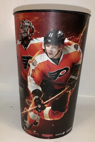 2017 NHL Philadelphia Flyers 50th Anniversary Official Hockey Plastic Tumbler Cover
