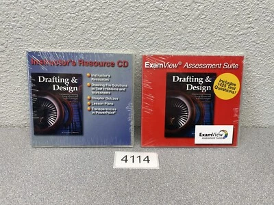 Drafting & Design Engineering Drawing Manual Instructor’s Resource Cd & ExamView - Image 1 of 4