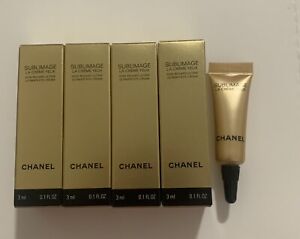 4x Chanel Sublimage La Crème Yeux Eye cream 0.1 oz/ 3ml New