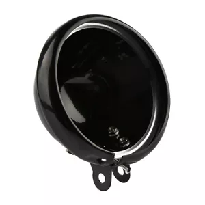 Cubierta de faro de motocicleta de 5,75" 5-3/4"" cubierta soporte cubo negro para Harley - Imagen 1 de 11
