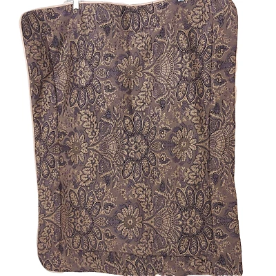 CROSCILL Amatista Dorado FAIRMONT Almohada Estándar Falsa Jacobea Floral 25X32 Foto 1 de 4