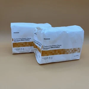McKesson Conforming Bandage Polyester NonSterile 2 Bags of 12 MFR# 16-013 - Picture 1 of 4