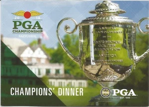 2016 PGA Champions Dinner Invitation  - Winner - Jason Day  - Picture 1 of 1