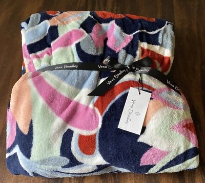 Vera Bradley Throw Blanket Mod Paisley 50"x80" - New - Image 1 of 3