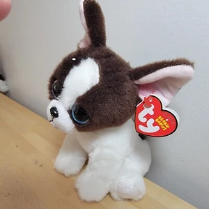 Ty Beanie Baby - PORTIA the Terrier Dog (6 inch) - MWMTs Stuffed Animal Toy - Picture 1 of 2