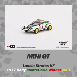 Mini GT 1:64 Lancia Stratos HF 1977 Rally MonteCarlo Modelo Coche en caja - Imagen 1 de 4