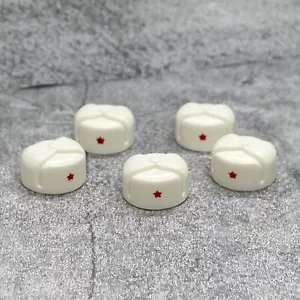 5pack WW2 Russian Soldier Winter Hat Blocks Accessories for Minifigures A107041 - Picture 1 of 2