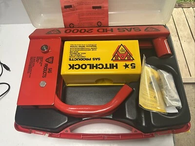 SAS Wheel clamp hitch lock Caravan Motorhome Trailer Wheel Clamp - Image 1 of 4
