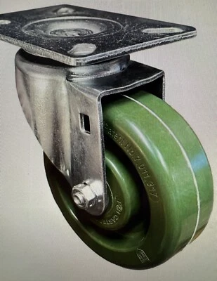 P& H P&H Casters 4 In. x 1.5 In. High Temp Bakery Oven Rack Caster NEW