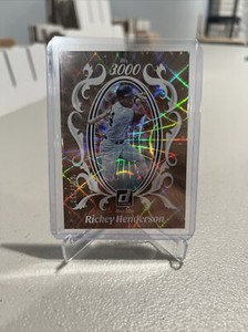 2023 Panini Donruss #M3K-1 Rickey Henderson Mr. 3000 Bronze Insert #'d /999