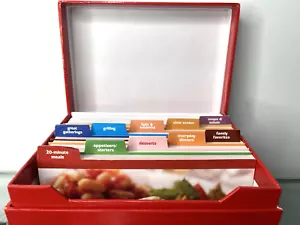 Sandra Lee Receta Tarjeta Colección Primera Edición Caja Cartón Rojo - Imagen 1 de 18