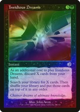 Insidious Dreams FOIL Torment HEAVILY PLD Black Rare MAGIC MTG CARD ABUGames