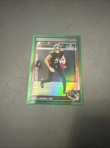 2024 Panini Score Drake London End Zone Green /6 SSP - Picture 1 of 8