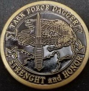 Task Force Dagger TF-Dagger OIF 5th SFG (A) Deployment Challenge Coin - Picture 1 of 2