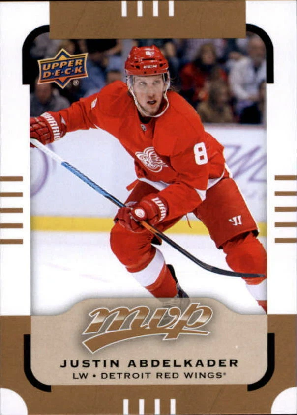 2015-16 Upper Deck MVP #54 Justin Abdelkader - NM-MT *We Combine S/H* - Image 1 of 1