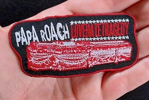 PAPA ROACH ~ Love Hate Tragedy ~ NOS Embroidered Iron ON Battle Jacket Patch - Picture 1 of 6