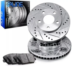 R1 Concepts Front Brakes and Rotors Kit |Front Brake Pads. Mazda 3 & 5 - Picture 1 of 4