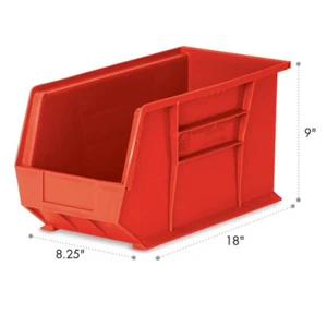 Organizer Bin 8.25"W x 18"D x 9"H 1 ea - Picture 1 of 1