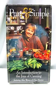 JOYS OF CANNING PURE & SIMPLE An Introduction Movie Video VHS NEW & SEALED - Foto 1 di 2