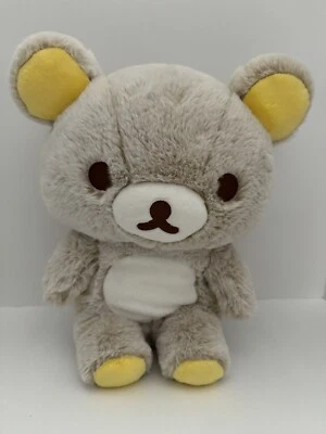 San-X Rilakkuma Sherbet Peluche 15" Orso Così CARINO Squishy Morbido Marrone e Giallo - Immagine 1 di 3