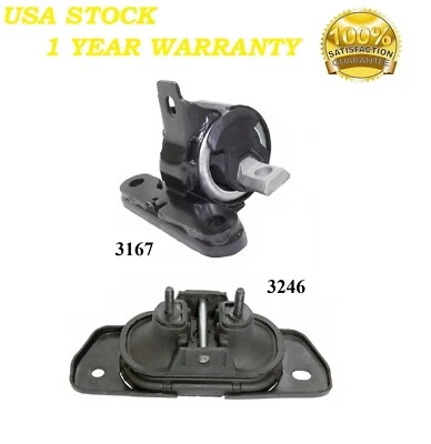 2PCS MOTOR & TRANS MOUNT FIT 2007-2008 Chrysler Sebring 3.5L - AUTO TRANS - Image 1 of 4