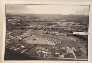 HIGHWAY DRIVE-IN CINE RT30 1955 Lincoln Highway Latrobe PA vista aérea nuevo - Imagen 1 de 2