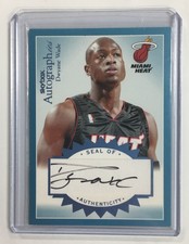 2003-04 Dwyane Wade Miami Heat Autograph Signed Basketball Card Fleer/Sky Box 