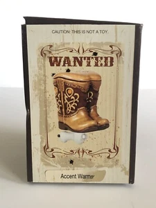 ScentSationals Wax Warmer Cowboy Boots Plug In On/Off Switch New In Box - Picture 1 of 8
