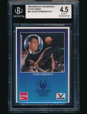 1987 Kentucky Bluegrass State Games rc #SC David Robinson SP K BGS 4.5 1st card