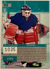 1995 CLASSIC IMAGES TIM CHEVELDAE #PL8 @ 1035/1995 @ PLATINUM PLAYERS JETS