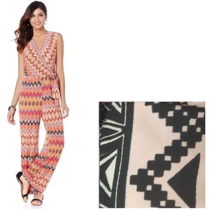 Curations Caravan Printed Jumpsuit 408116-J (XS & M) - Picture 1 of 3