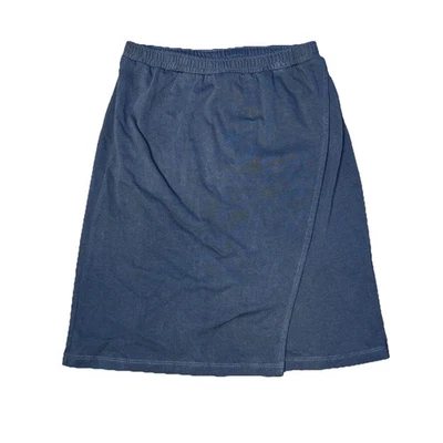 Zara Black Pull On Elastic Waist Wrap Midi Skirt Girls 11-12 NWOT - Image 1 of 4