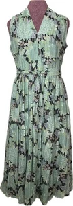Kate Spade Dahlia Bloom Burnout Women's Dress Floral Green Size 8 Retail $389 - Picture 1 of 7