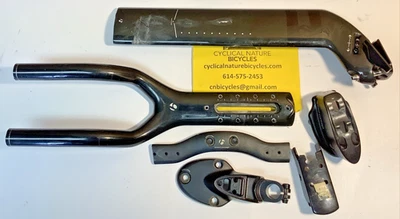 TREK/Bontrager speed concept 350mm seatpost and aero bars used - Image 1 of 4